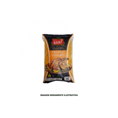 FAROFA UAI TEMPERADA FRANGO 200G
